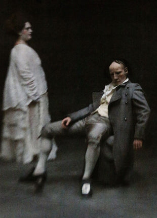 the album cover for HMLTD - FANGS [Indie Exclusive A & B Side Mix Black & Ivory]