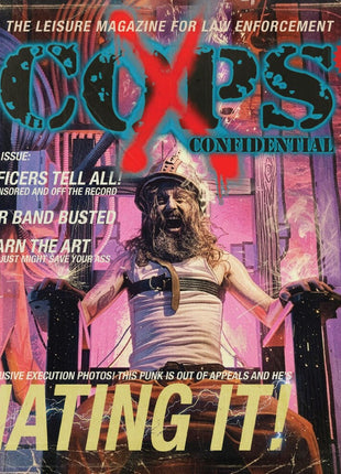the album cover for X-Cops - Confidential - Cop Blue [Colored Vinyl]