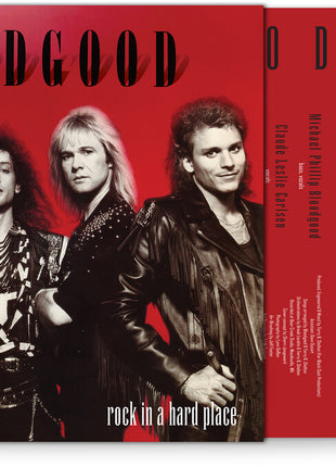 the album cover for Bloodgood - Rock In A Hard Place [Colored Vinyl] [Limited Edition] [Remastered]