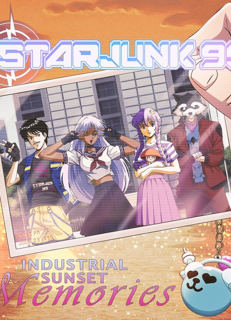 the album cover for Starjunk 95 - Industrial Sunset Memories [Colored Vinyl]