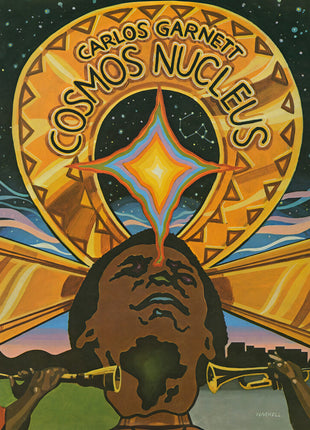 the album cover for Carlos Garnett - Cosmos Nucleus - Muse Master Edition