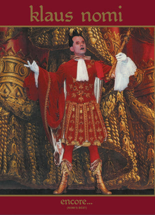 the album cover for Klaus Nomi - Encore Nomi's Best