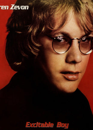 the album cover for Warren Zevon - Excitable Boy [Colored Vinyl] [Limited Edition] (Red)