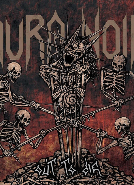 the album cover for Aura Noir - Out To Die