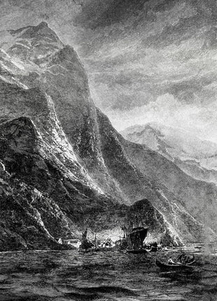 the album cover for Morkgrim - Sogur Fra Nordfirdi