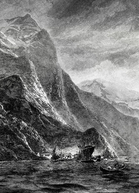 the album cover for Morkgrim - Sogur Fra Nordfirdi