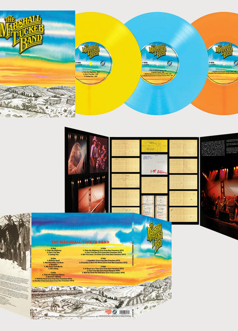 the album cover for Marshall Tucker Band - Marshall Tucker Band (Blue) [Colored Vinyl] (Ofgv) (Org)