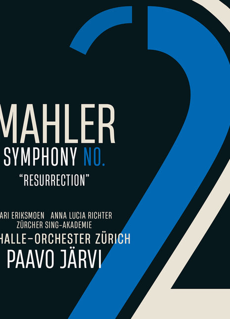 the album cover for Mari Eriksmoen - Mahler: Sym No. 2 Resurrection