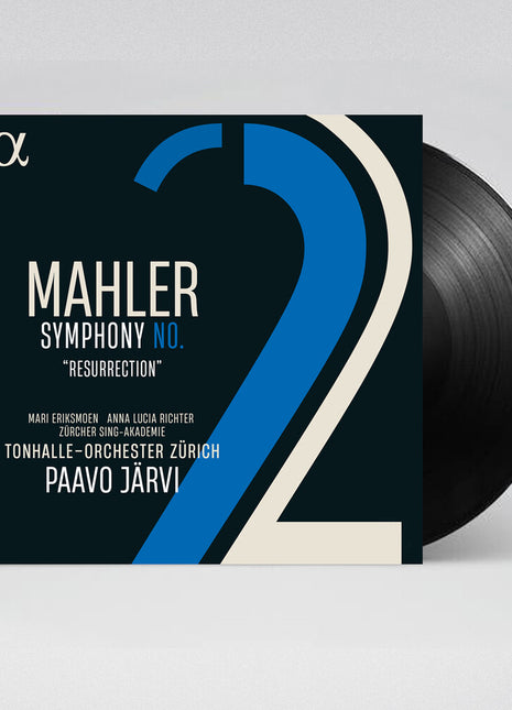 the album cover for Mari Eriksmoen - Mahler: Sym No. 2 Resurrection