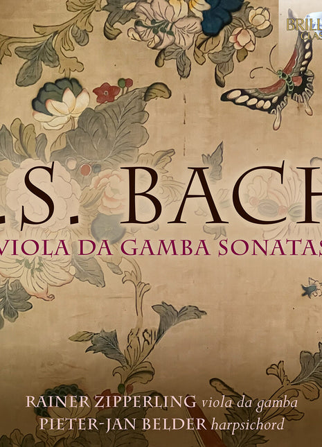 the album cover for Rainer Zipperling - J.S. Bach: Viola Da Gamba Sons
