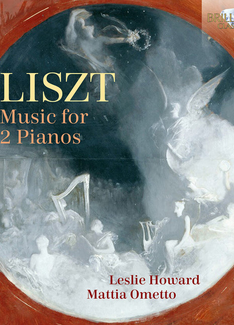 the album cover for Mattia Ometto - Liszt: Music For 2 Pianos
