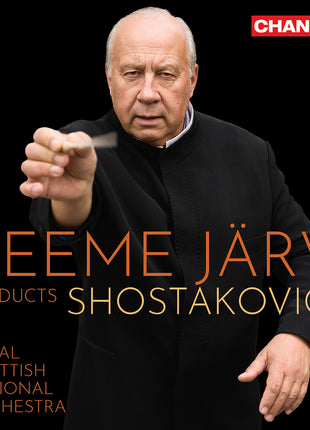 the album cover for Royal Scottish National Orchestra - Neeme Jarvi Conducts Shostakovich