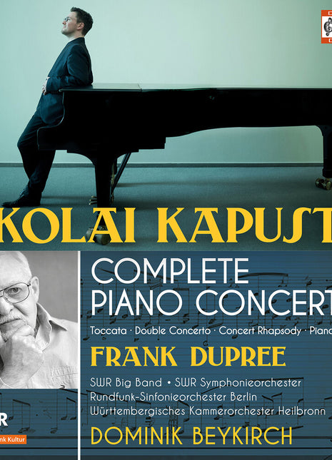 the album cover for Frank Dupree - Nikolai Kapustin: Complete Pno Cons