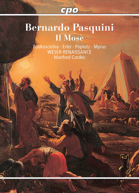 the album cover for Magdalena Podkoscielna - Il Mose (Oratorio)