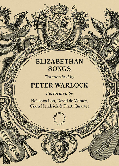 the album cover for Rebecca Lea - Peter Warlock: Elizabethan Songs