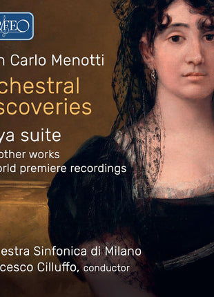 the album cover for Orchestra Sinfonica Di Milano - Menotti: Orchestral Discoveries