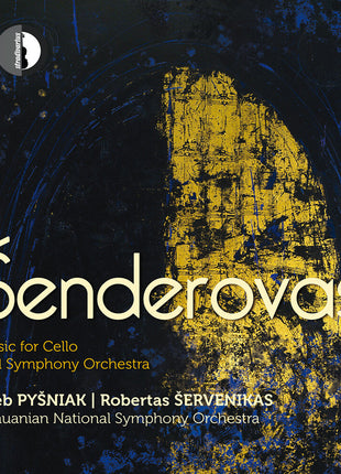 the album cover for Gleb Pysniak - Anatolijus Senderovas: Music For Vc & Sym Orch