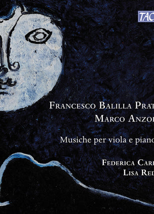 the album cover for Federica Cardinali - Pratella & Anzoletti: Music For Viola & Piano