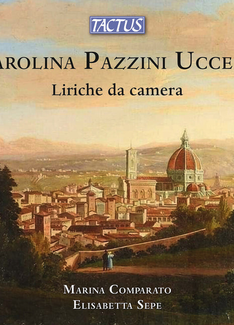 the album cover for Marina Comparato - Pazzini Uccelli: Art Songs