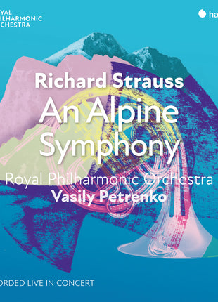 the album cover for Royal Philharmonic Orchestra - Strauss: An Alpine Symphony