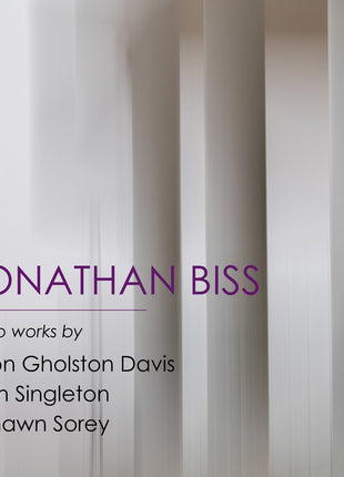 the album cover for Jonathan Biss - Piano Works By Tyson Gholston Davis Alvin