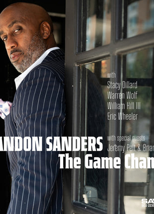 the album cover for brandon sanders - Game Changer