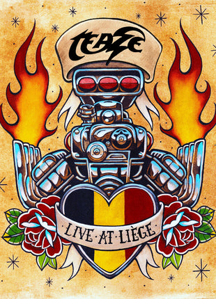 the album cover for Teaze - Live At Liege