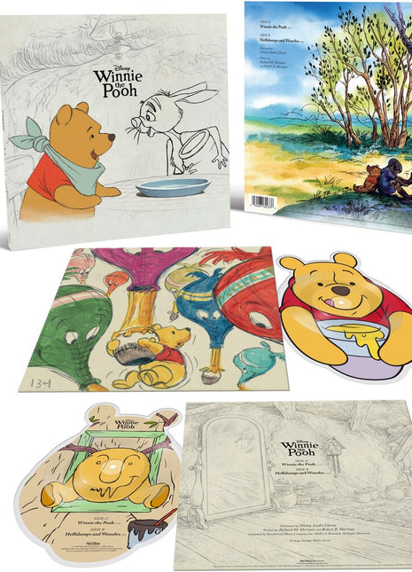 the album cover for Winnie The Pooh - Winnie The Pooh / Heffalumps And Woozles (10in)