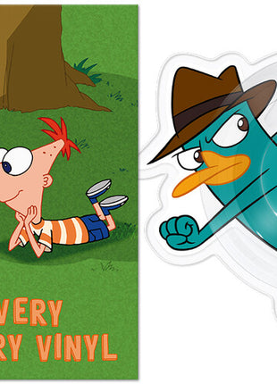 the album cover for Phineas & Ferb - Perry The Platypus / There's Platypus Controlling