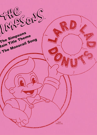 the album cover for Simpsons (10in) (Ltd) (Dicu) - Main Title Theme / The Monorail Song (10in) [Limited Edition]