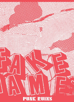 the album cover for Fake Names - Punk Ruins [Coke Bottle Clear]