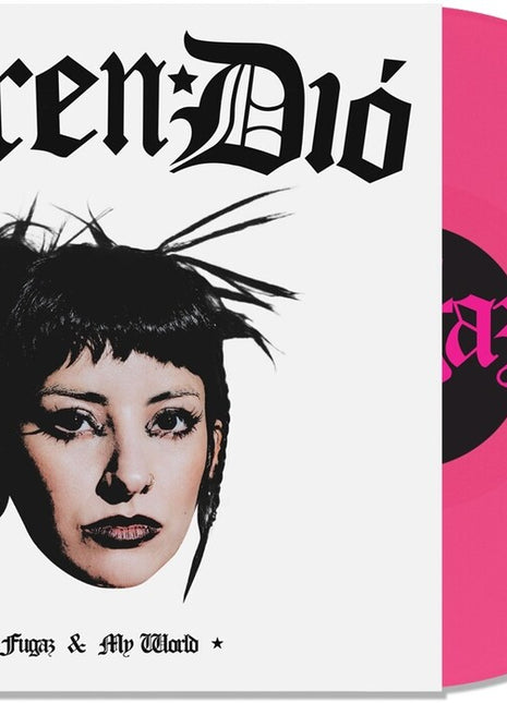 the album cover for Karen Dio - Fugaz & My World [Colored Vinyl]