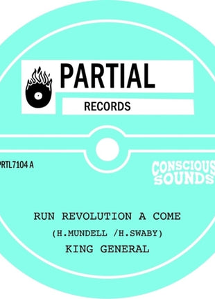 the album cover for King General - Run Revolution a Come