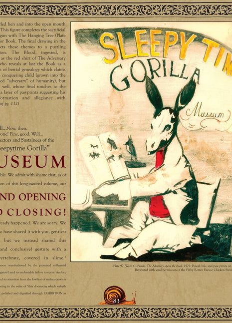 the album cover for Sleepytime Gorilla Museum - Grand Opening And Closing - Grey [Colored Vinyl] (Gry)