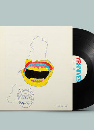 the album cover for Yr Knives - Begin Yr Singing