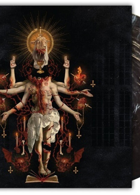 the album cover for Satanic Planet - Dead Deities [Orchard Indie Exclusive Onyx Marble]