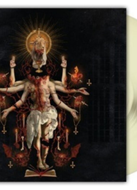 the album cover for Satanic Planet - Dead Deities [Bone White]