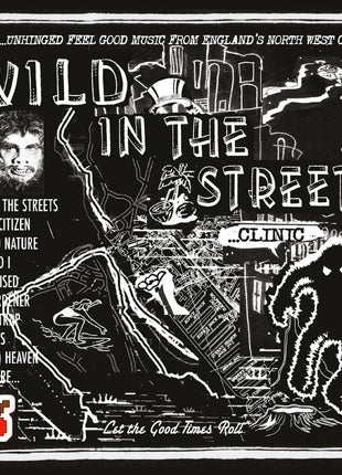 the album cover for Clinic - Wild In The Streets [Blue]