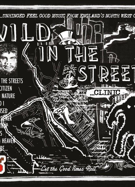 the album cover for Clinic - Wild In The Streets [Blue]