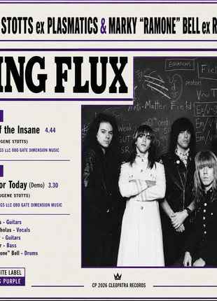 the album cover for King Flux - Reign of the Insane [Signed - Purple]