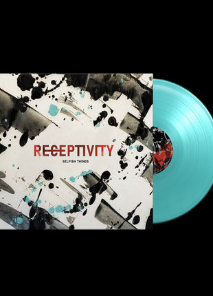 the album cover for Selfish Things - Receptivity [Transparent Turquoise]