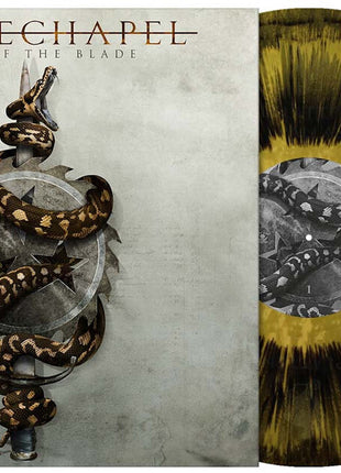 the album cover for Whitechapel - Mark Of The Blade [Gold Metallic Black Dust]