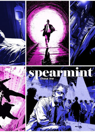 the album cover for Spearmint - Chase Me