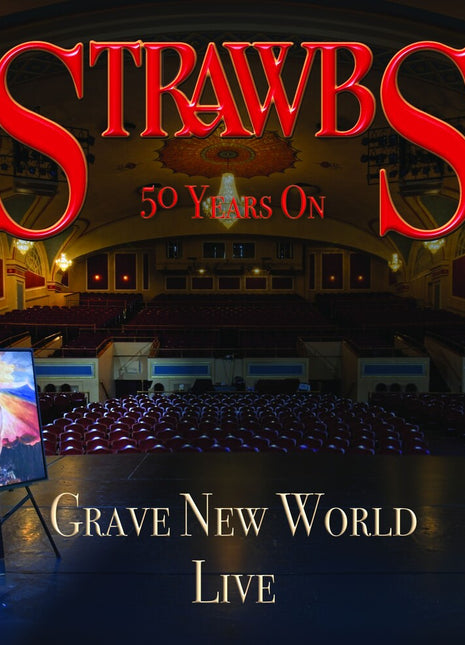 the album cover for Strawbs - Grave New World: Live - Ltd Red Vinyl [Colored Vinyl] [Limited Edition]