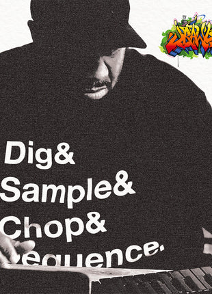 the album cover for J. Rawls - Dig, Sample, Chop, Sequence