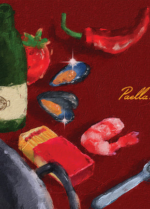 the album cover for Stoic - PAELLA! [Oxblood Vinyl + Booklet]