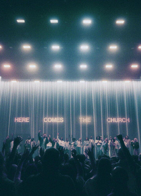 the album cover for Tauren Wells - Here Comes The Church