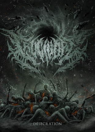 the album cover for Crucivore - Desecration