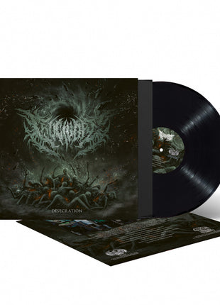the album cover for Crucivore - Desecration (Blk) (Ofgv)