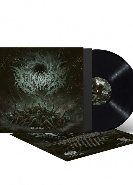 the album cover for Crucivore - Desecration (Blk) (Ofgv)